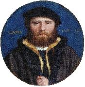 Hans holbein the younger, Portrait of an Unidentified Man, possibly the goldsmith Hans of Antwerp
